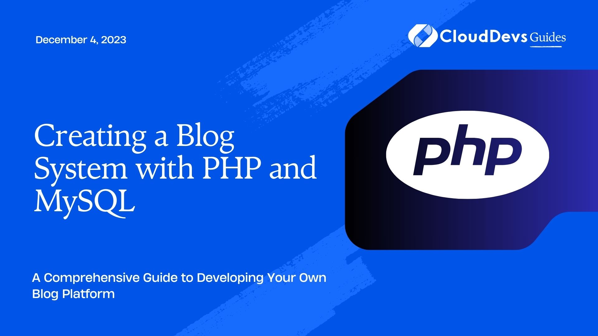 How to Use PHP for Building a Custom Online Blogging Platform - Datatas